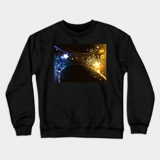 Contrasting Stars Crewneck Sweatshirt